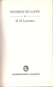 Cover of: Women in love by D.H. Lawrence