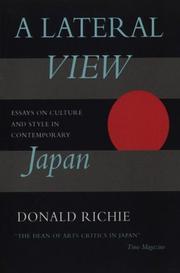 Cover of: A lateral view by Donald Richie