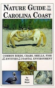 Cover of: Nature guide to the Carolina coast by Meyer, Peter