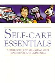 Cover of: Self-Care Essentials by David Hunnicutt
