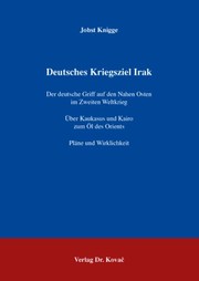 Cover of: Deutsches Kriegsziel Irak by Robert Mayhew