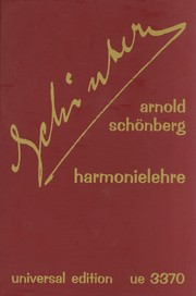 Harmonielehre by Arnold Schoenberg