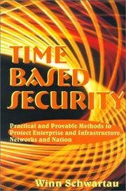 Cover of: Time Based Security by Winn Schwartau