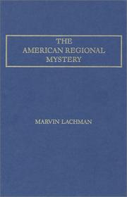 Cover of: The American regional mystery