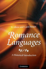 Romance languages by Ti Alkire