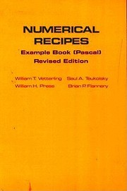 Cover of: Numerical Recipes Example Book (Pascal) by 