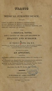 Cover of: Tracts on Medical Jurisprudence