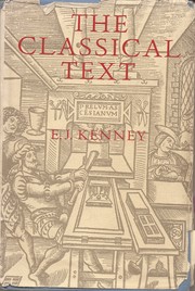 Cover of: The Classical Text by 