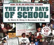 Cover of: The First Days Of School: How To Be An Effective Teacher