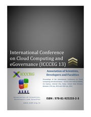 Proceedings of The International Conference on Cloud Computing and eGovernance 2013 by Kokula Krishna Hari K