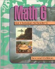 Cover of: Math 6 for Christian schools.: student text