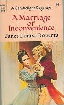 Cover of: A Marriage of Inconvenience by [by] Janet Louise Roberts.