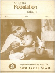 Cover of: Untitled: in Sri Lanka Digest, No.3, June 1987