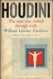 Cover of: Houdini by William Lindsay Gresham