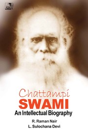 Chattampi Swami by Raman Nair, R