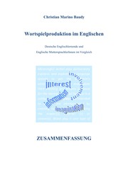 Cover of: Wortspielproduktion im Englischen by 