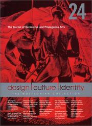 Cover of: The  Journal of Decorative and Propaganda Arts 24: Design, Culture, Identity: The Wolfsonian Collection