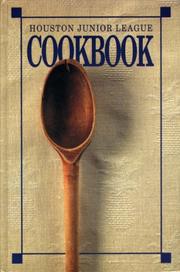 Front cover of Houston Junior League cookbook by Unknown