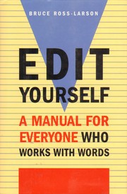 Cover of: Edit Yourself: a manual for everyone who works with words