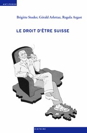 Cover of: Le droit d'être suisse by 