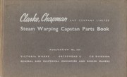 Cover of: Steam Warping Capstan Parts Book by 