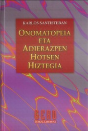 Cover of: Onomatopeia eta adierazpen hotsen hiztegia