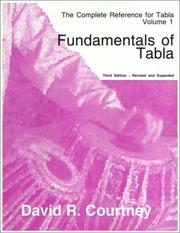 Cover of: Fundamentals of tabla