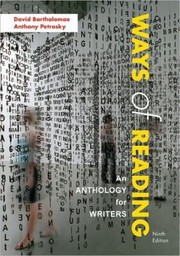 Cover of: Ways of Reading: An Anthology for Writers / Edition 9