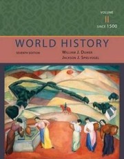 Cover of: World History, Volume II: Since 1500 / Edition 7
