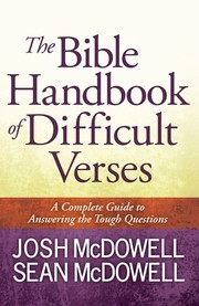 Cover of: The Bible handbook of difficult verses