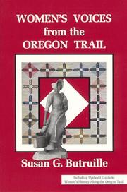 Cover of: Women's voices from the Oregon Trail by Susan G. Butruille, Susan G. Butruille