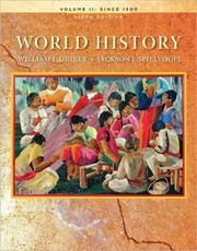 Cover of: World History, Volume II / Edition 6