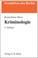 Cover of: Kriminologie