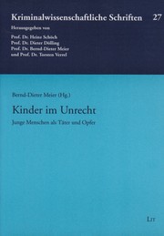 Cover of: Kinder im Unrecht by Bernd-Dieter Meier