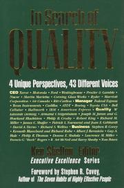 Cover of: In search of quality: 4 unique perspectives, 43 different voices.