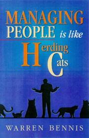 Cover of: Managing people is like herding cats | Warren G. Bennis