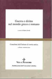 Cover of: Guerra e diritto nel mondo greco e romano by 