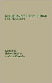 Cover of: European Security Beyond The Year 2000