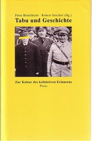 Cover of: Tabu und Geschichte. Zur Kultur des kollektiven Erinnerns by 