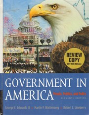 Cover of: Government in America | George C. Edwards III