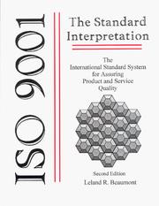 Cover of: ISO 9001, the standard interpretation: the international standard system for assuring product and service quality