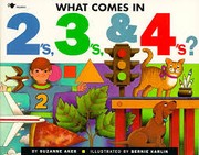 Cover of: What comes in 2's, 3's, & 4's? by Suzanne Aker