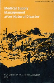 Cover of: Medical supply management after natural disaster. by 