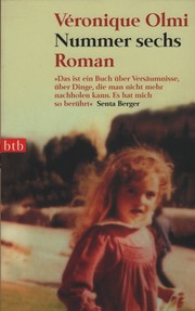 Cover of: Nummer sechs: Roman