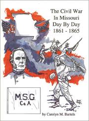 Cover of: The Civil War in Missouri, Day by Day, 1861 to 1865