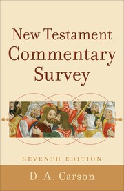 Cover of: New Testament commentary survey by 