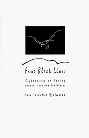 Cover of: Fine black lines | Lois Tschetter Hjelmstad