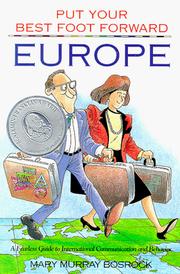 Cover of: Europe by Mary Murray Bosrock, Mary Murray Bosrock