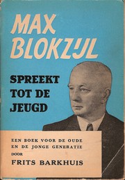 Cover of Max Blokzijl spreekt tot de jeugd by Frits Barkhuis