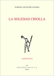 Cover of: La soledad criolla